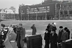 Kampuchea: Heng Samrin visits USSR