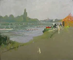 Lavery: Henley ' showing river with rowers