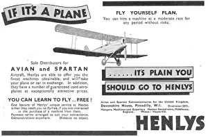 Henlys: Henlys Are Sole Distributors For Spartan Aircraft