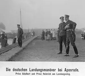 Adalbert: Henry and Adalbert of Prussia during the landing
