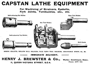 Eqpt: Henry Brewster Capstan Lathes Eqpt