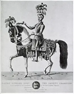 Coronations: Henry Dymoke, the King's Champion, George IV coronation