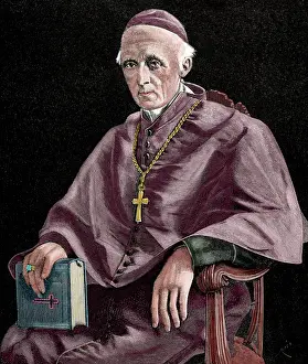 Manning: Henry Edward Manning (1808-1892). English Roman Catholic Arc