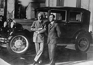 Edsel: Henry Ford and his son Edsel, 1928