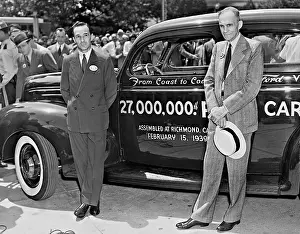 Millionth: Henry Ford and his son Edsel, 1939