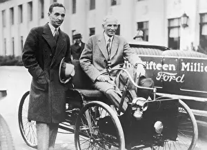 Millionth: Henry Ford with son Edsel