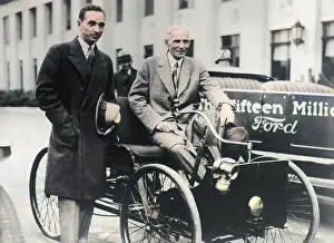 Millionth: Henry Ford with son Edsel