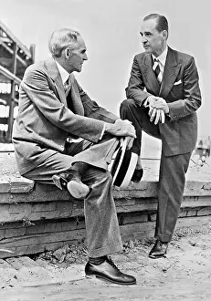Succeeded: Henry Ford and his son Edsel