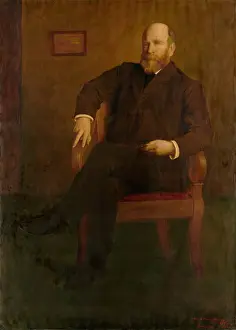 Tones: HENRY GEORGE, by George de Forest Brush, 1903