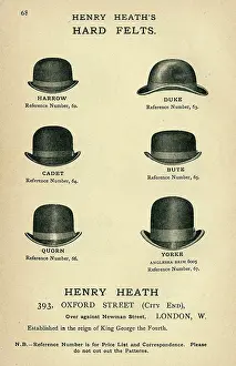 Bute: Henry Heath's hard felts