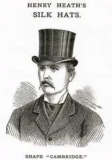 Heaths: Henry Heath's, men's silk hats 1880