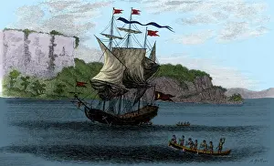 Navigational: Henry Hudson's Halve Maen, 1609