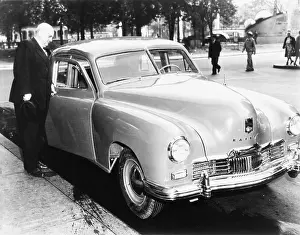 Industrialists: Henry Kaiser opens the door of the first Kaiser