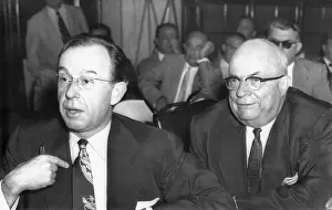 Industrialists: Henry Kaiser and his son Edgar appearing before
