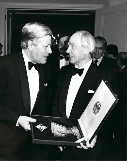 Modelled: Henry Moore receives Order of Merit at German embassy