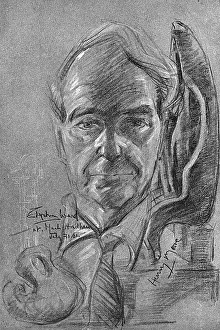 Sixities: Henry Moore, as sketched by Stephen Ward, 1961