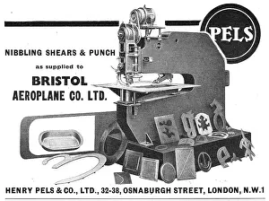 Nibbling: Henry Pels & Co: Machine Tools - Nibbling Shears & Punch