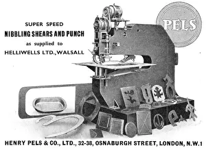 Nibbling: Henry Pels Nibbling Shears & Punch. Pels Machine Tools