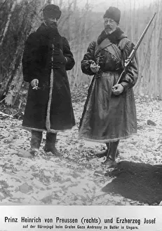 Archduke: Henry of Prussia and Archduke Joseph August on a bear hunt