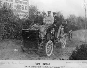 Preussen: Henry of Prussia as a car driver, 1902