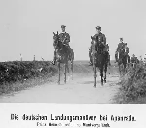 Observe: Henry of Prussia during the landing manoeuvre