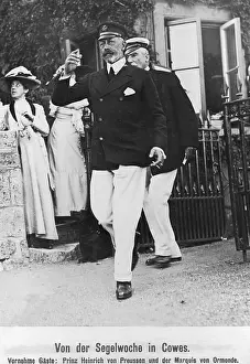 Cowes: Henry of Prussia on a sailing week in England, 1911