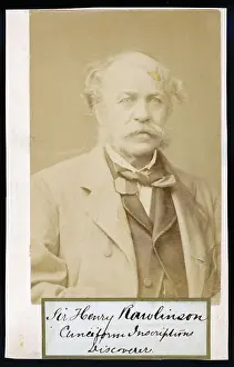 Rawlinson: Henry Rawlinson - Carte de Visite