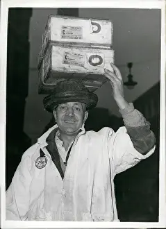 Housekeeping: Henry Starling, fish porter at Billingsgate Market, London