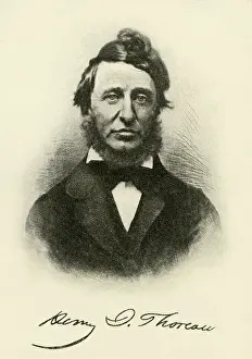 Unjust: Henry Thoreau with signature