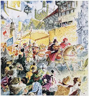 1509: Henry VIII - coronation procession