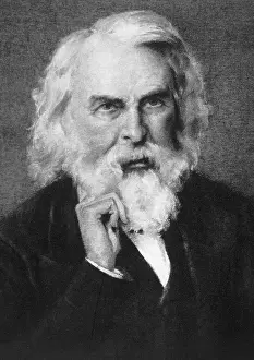 Gravure: Henry Wadsworth Longfellow (1807-1882), ?