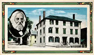 Longfellow: Henry Wadsworth Longfellow birthplace, Portland, Maine, USA