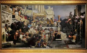 1843: Henryk Siemiradzki (1843-1902). Polish painter. Nero's torch