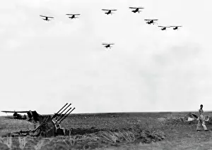 Flak: Henschel Hs 123 fighter plane on the Eastern Front, 1943