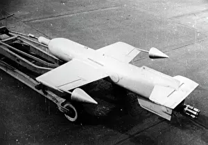 Antis: Henschel Hs 293 -seen on handling trolley, this was the