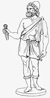 Hephaistos: Hephaistos (lat. Vulcanus), Greek deity of Fire