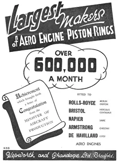 Hepworth: Hepolite Aero Engine Piston Rings