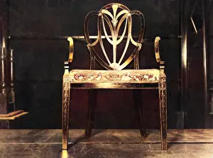 Barnaby (colourised): HEPPLEWHITE CHAIR