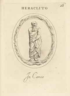 Abraham Blooteling: Heraclitus of Ephesus, ancient Greek philosopher