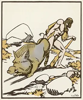 Captures: Herakles and the Boar