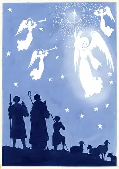 Two Colour: Herald Angels and Shepherds