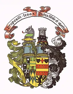 Plumed: Heraldic Shield