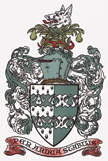 Plumed: Heraldic Shield