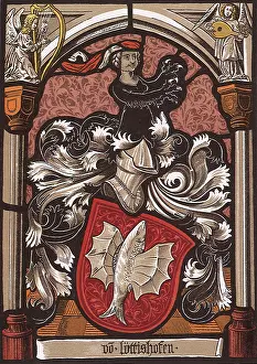 Plumed: Heraldic Window