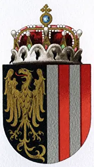 Cisleithania: heraldry, coat of arms, Austria-Hungary, Upper