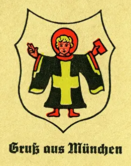 Kindl: heraldry, coat of arms, Germany, Munich, late