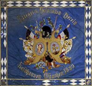 Haidhausen: heraldry, colours, Germany, Bavaria, flag of