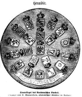 Altenburg: heraldry, seals, Germany, state seal of the North