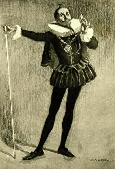 Doublet: Herbert Beerbohm Tree, actor, as Malvolio