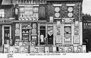 Tobacconists: Herbert Fudge Newsagent 1922
